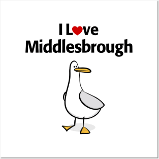 I Love Middlesbrough Posters and Art